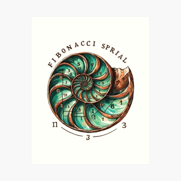 Item preview, Fibonacci Spiral a Fibonacci Spiral a Fibonacci Spiral designed and sold by clintang.