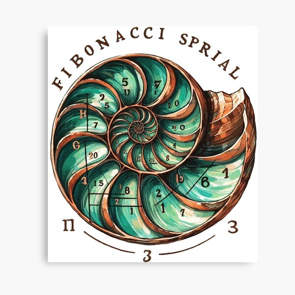 Item preview, Fibonacci Spiral a Fibonacci Spiral a Fibonacci Spiral designed and sold by clintang.