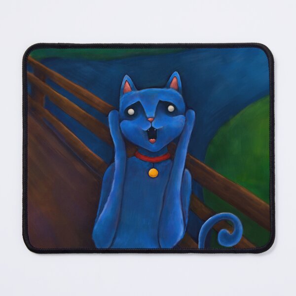 Item preview, “Paws of Panic” - Cat Parody of Edvard Munch’s The Scream designed and sold by Jamie Herself.