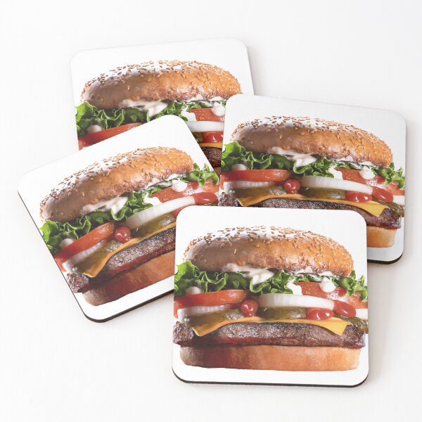 Item preview, Hamburger - King Burger, McD, Fast food on transparent background designed and sold by PIXEL POP DESIGNS - Beyond the Norm!.