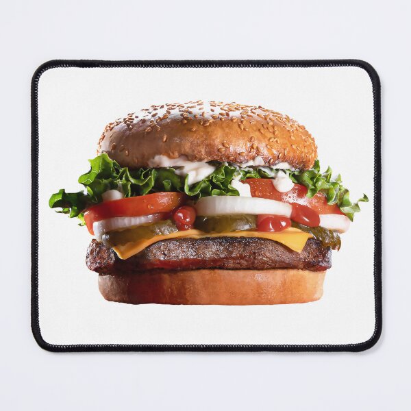 Item preview, Hamburger - King Burger, McD, Fast food on transparent background designed and sold by PIXEL POP DESIGNS - Beyond the Norm!.