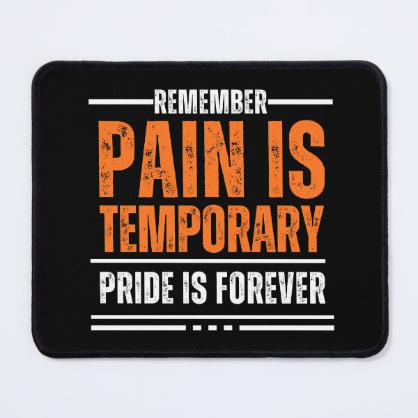 Item preview, Pain is Temporary designed and sold by NerdyRunner.