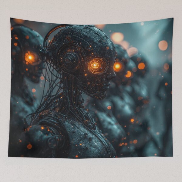 Item preview, AI Robots Takeover Art designed and sold by TheDarkWardrobe.