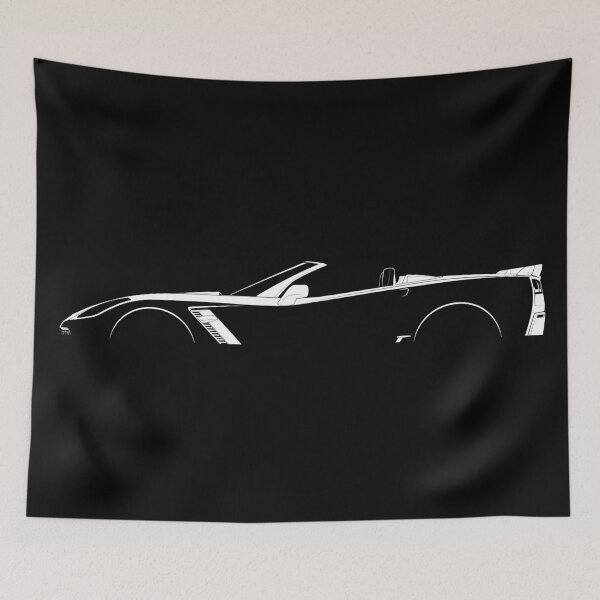 Item preview, Corvette C7 Z06 Convertible (White) designed and sold by Car Silhouettes.