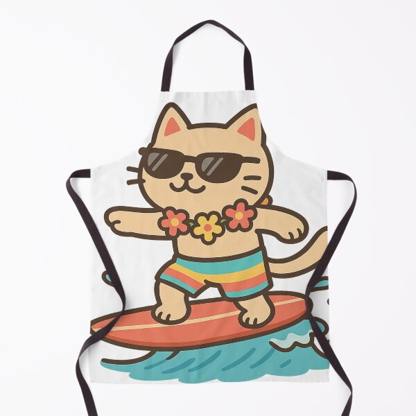 Item preview, Surfing Cat designed and sold by mayhaku.