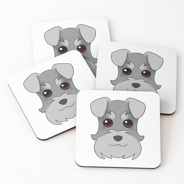 Item preview, Grey Schnauzer Light Grey Snout Brows Ears designed and sold by OliRoseArt.