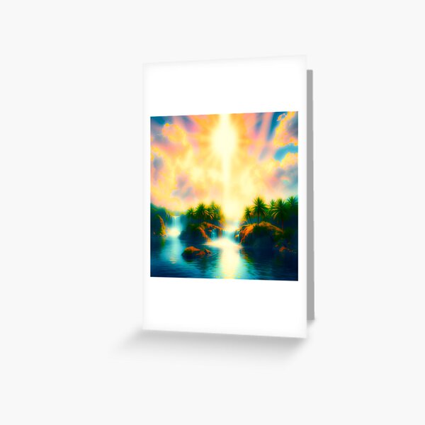 Arteman Inspiration - Collection Oasis Paradisiaque - "Gloriously" Carte de vœux