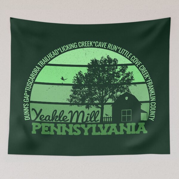 Item preview, Yeakle Mill Pennsylvania Sunset Retro Vintage Local Pride Logo designed and sold by CRHPOD20.