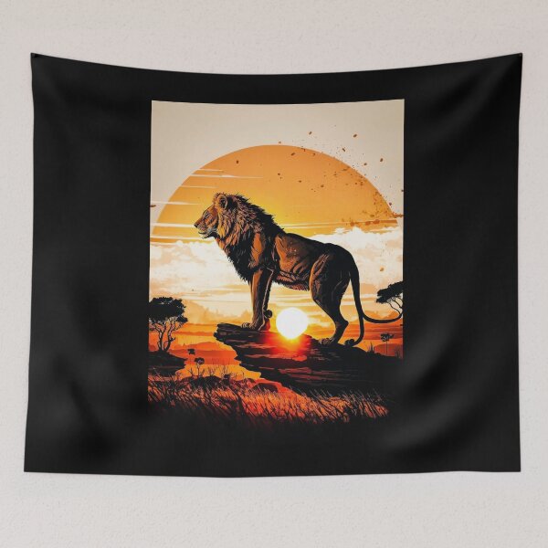 Item preview, Lion King Of The Jungle designed and sold by MyTrueLove.