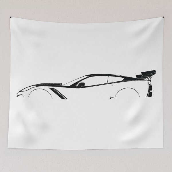 Item preview, Corvette C7 ZR1 designed and sold by Car Silhouettes.