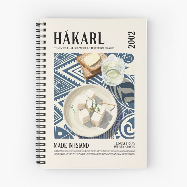Item preview, Island Hakarl Food Wall Art designed and sold by SurfolioPrints.