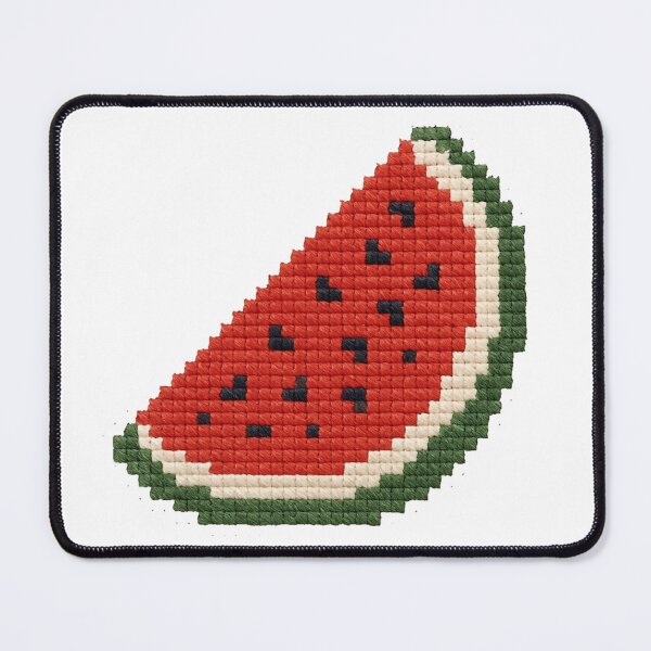 Item preview, Embroidered Watermelon Slice – Cute Summer Fruit Design, Palestine watermelon illustration, free Gaza, designed and sold by TellaShop.