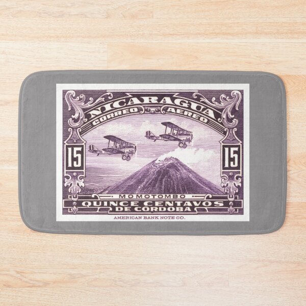 Item preview, 1929 Nicaragua Biplanes Over Momotombo Stamp designed and sold by retrographics.