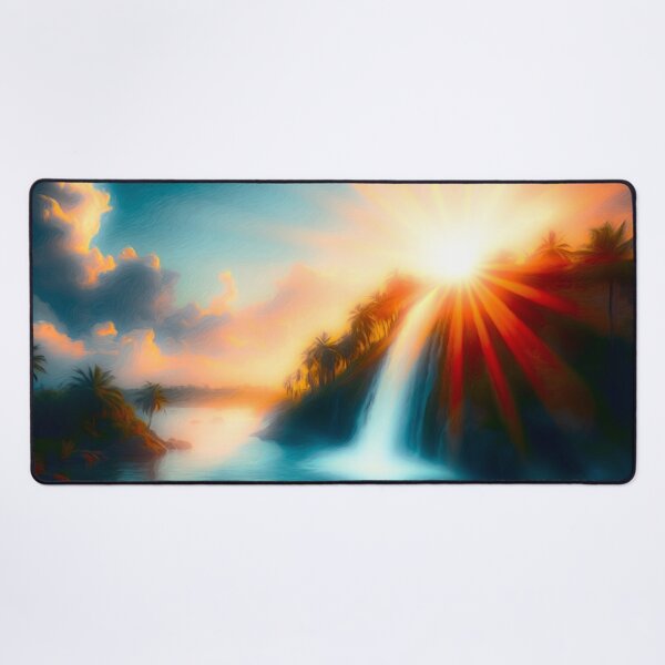 Arteman Inspiration - Collection Oasis Paradisiaque - "Transmutation Glorieuse" Tapis de souris XXL