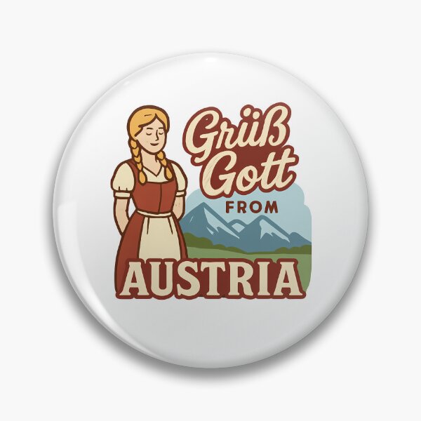 Item preview, Grüß Gott From Austria Alpine Greeting designed and sold by k3rstman1.