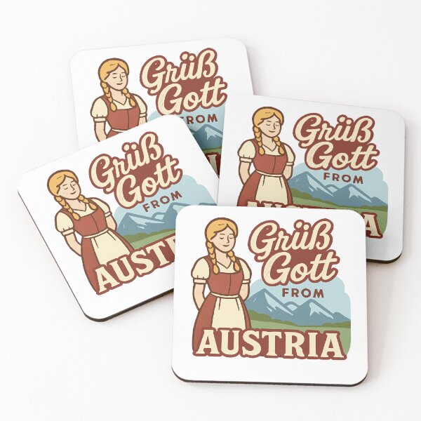 Item preview, Grüß Gott From Austria Alpine Greeting designed and sold by k3rstman1.