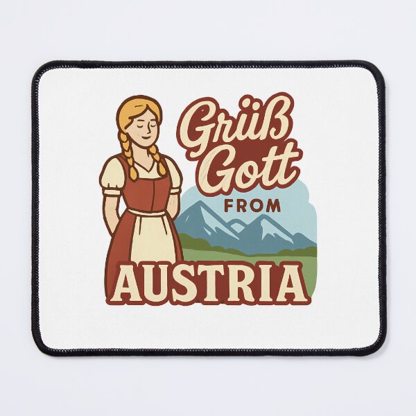 Item preview, Grüß Gott From Austria Alpine Greeting designed and sold by k3rstman1.