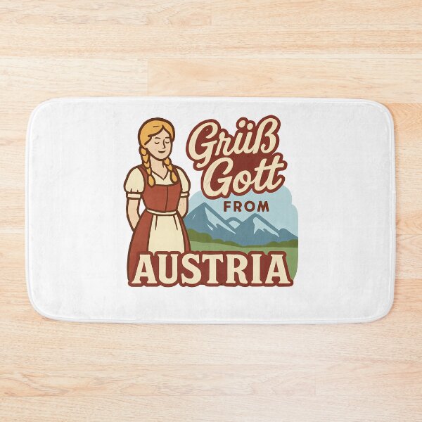 Item preview, Grüß Gott From Austria Alpine Greeting designed and sold by k3rstman1.