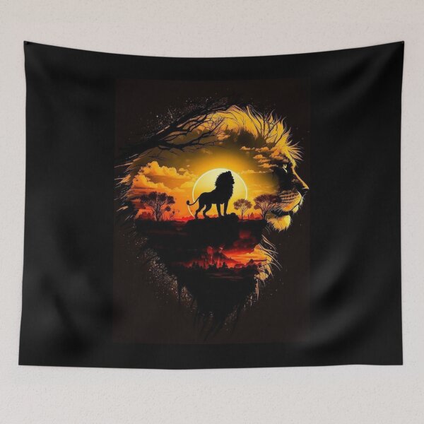 Item preview, Lion King Of The Jungle designed and sold by MyTrueLove.