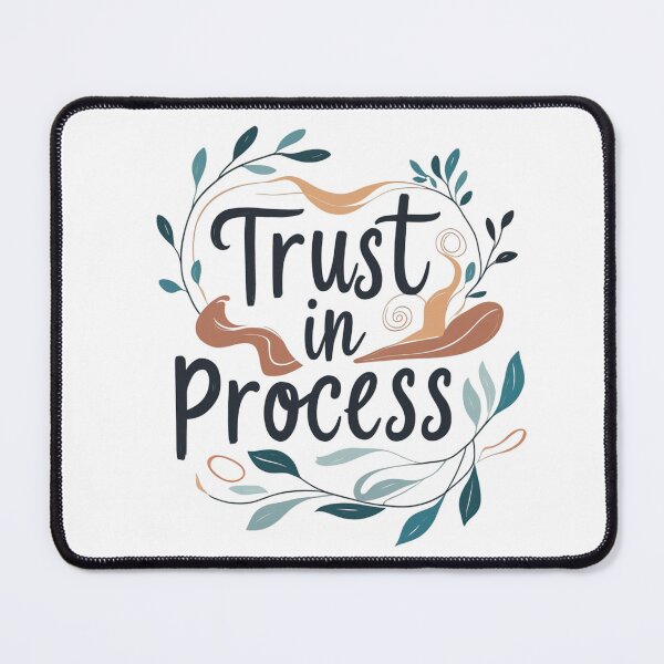 Item preview, Trust in Process – Minimalist Inspirational Typography designed and sold by Irene Catchmind.