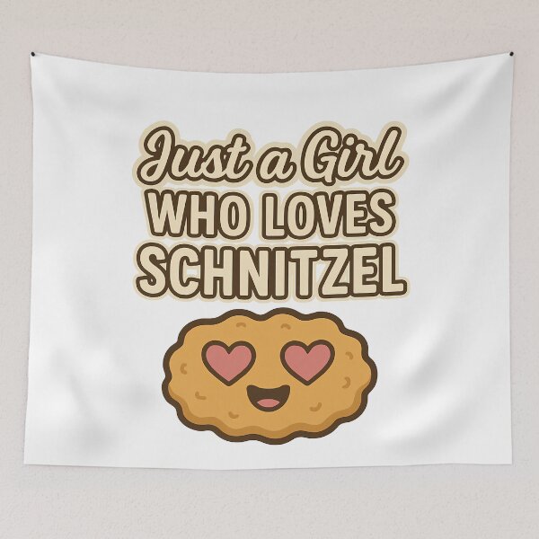Item preview, Just a Girl Who Loves Schnitzel designed and sold by k3rstman1.