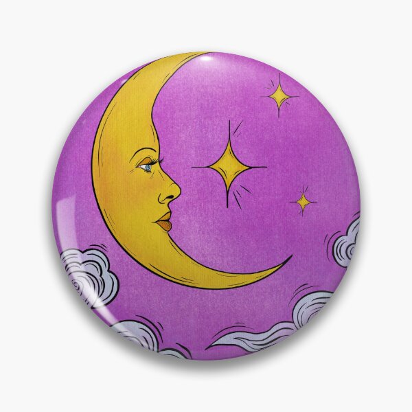 Item preview, Whimsy Moon and Clouds designed and sold by thewhimsyash.
