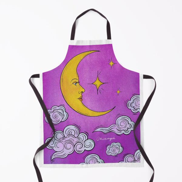 Item preview, Whimsy Moon and Clouds designed and sold by thewhimsyash.
