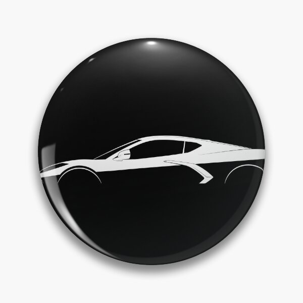 Item preview, Corvette C8 Z51 Stingray (White) designed and sold by Car Silhouettes.