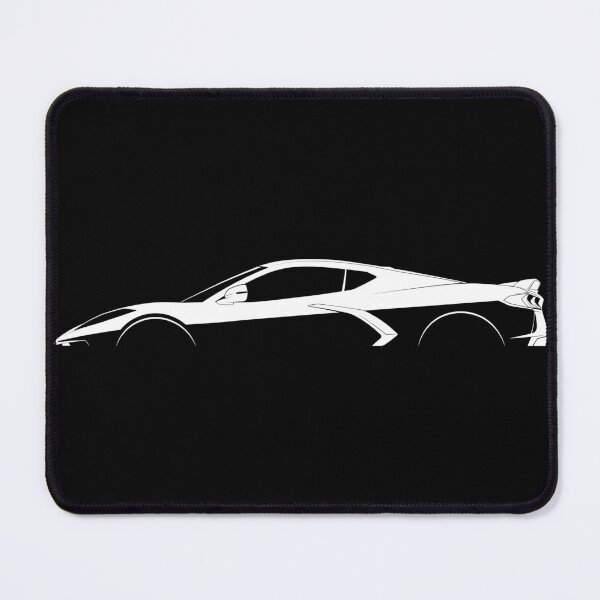 Item preview, Corvette C8 Z51 Stingray (White) designed and sold by Car Silhouettes.