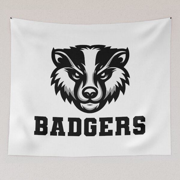 Item preview, Cute badger head designed and sold by NFGDesigns.