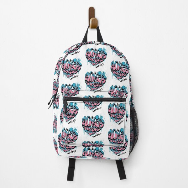 Item preview, HOUSE MUSIC  - Graffiti Love Heart (Pink/Blue/Black)  designed and sold by Discothreadz.