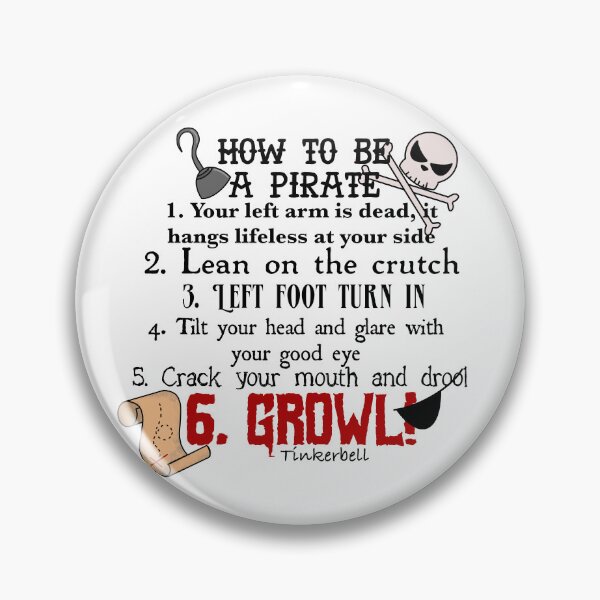 Item preview, How to be a Pirate from Hook designed and sold by LumaJo Art.