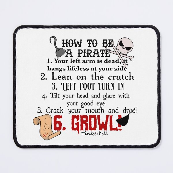 Item preview, How to be a Pirate from Hook designed and sold by LumaJo Art.