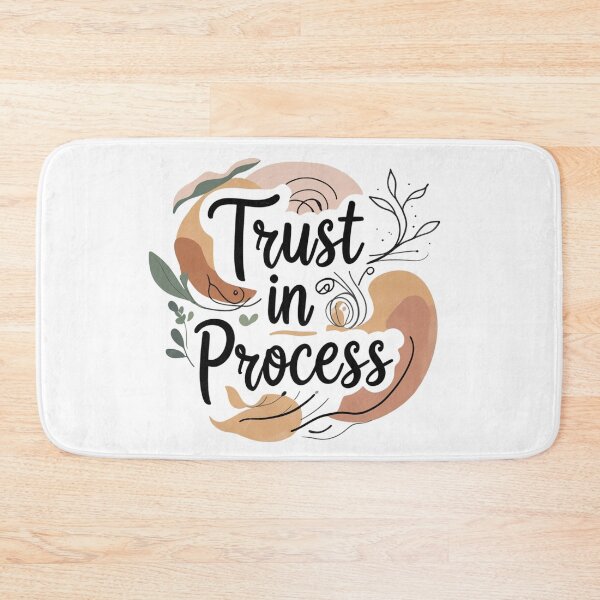 Item preview, Trust in Process – Minimalist Inspirational Typography designed and sold by Irene Catchmind.