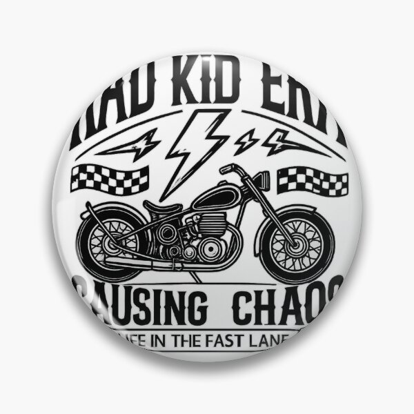 Item preview, Rad Kid Era – Causing Chaos Motorcycle Rebel Design designed and sold by haitrieuic96.