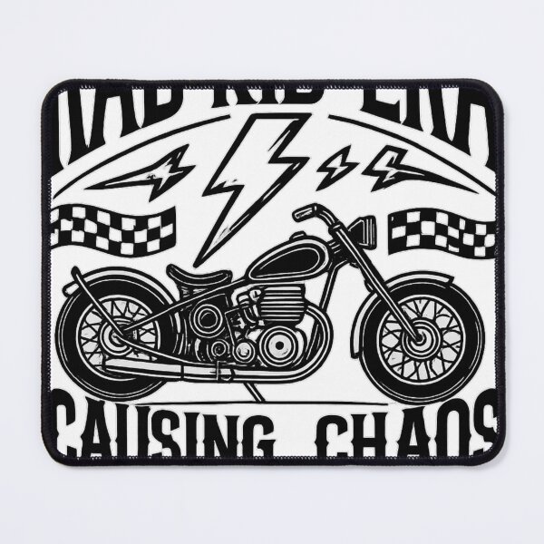 Item preview, Rad Kid Era – Causing Chaos Motorcycle Rebel Design designed and sold by haitrieuic96.