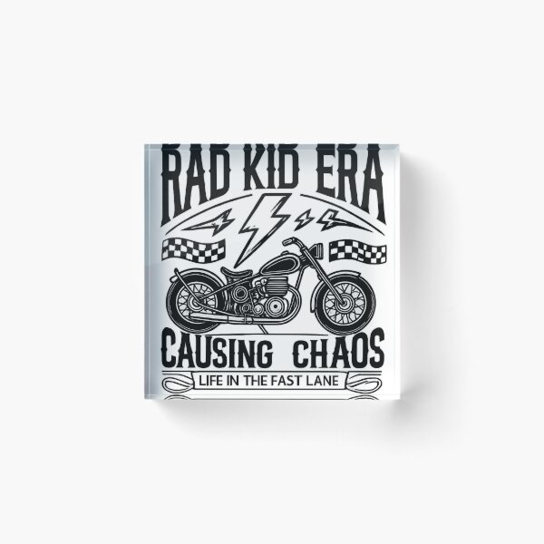 Item preview, Rad Kid Era – Causing Chaos Motorcycle Rebel Design designed and sold by haitrieuic96.