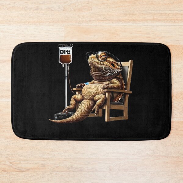 Item preview, Funny Bearded Dragon IV Coffee Drink Animal Lover designed and sold by Kimberley King Art  King Art.