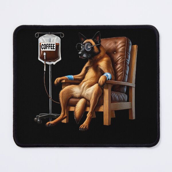 Item preview, Funny Belgian Malinois Coffee Drink Dog Lover designed and sold by Kimberley King Art King Art.