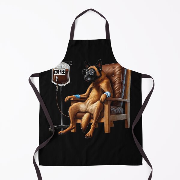 Item preview, Funny Belgian Malinois Coffee Drink Dog Lover designed and sold by Kimberley King Art King Art.