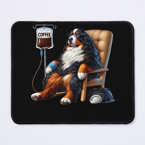 Item preview, Funny Bernese Mountain Dog Coffee Drink Dog Lover designed and sold by Kimberley King Art King Art.