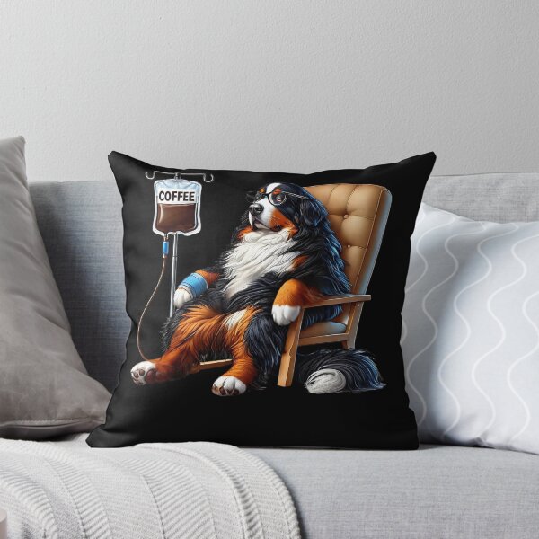 Item preview, Funny Bernese Mountain Dog Coffee Drink Dog Lover designed and sold by Kimberley King Art  King Art.