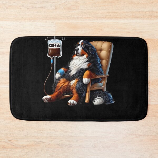 Item preview, Funny Bernese Mountain Dog Coffee Drink Dog Lover designed and sold by Kimberley King Art  King Art.
