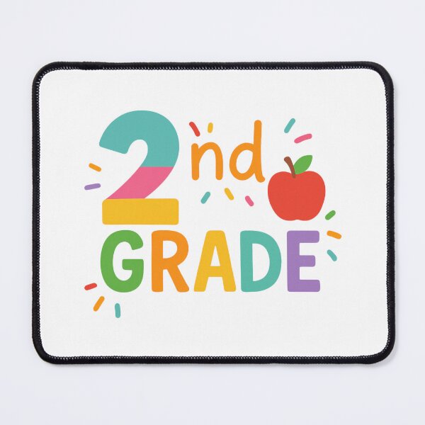 Item preview, 2nd Grade Colorful Apple Back To School designed and sold by THIENVT.