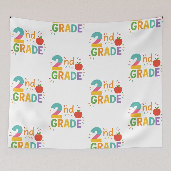 Item preview, 2nd Grade Colorful Apple Back To School designed and sold by THIENVT.