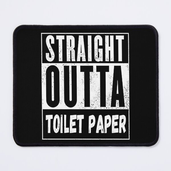 Item preview, Straight Outta Toilet Paper Funny Bathroom Humor designed and sold by SandyMDesigns.