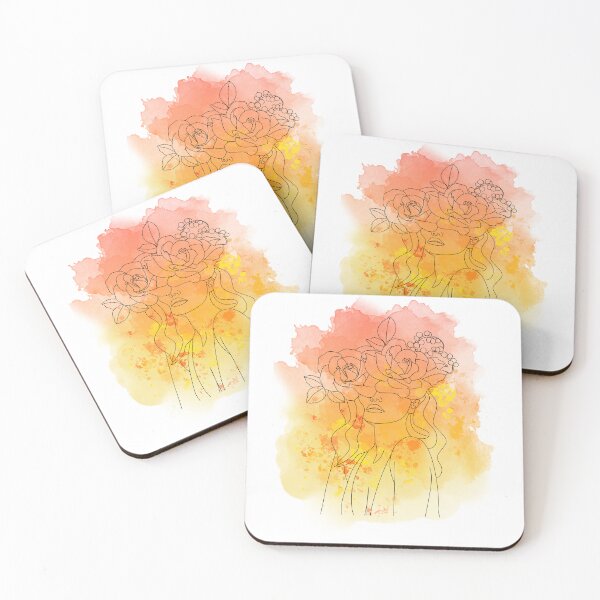 Item preview, Abstract Female Portrait, Watercolour designed and sold by ORA_ORA.