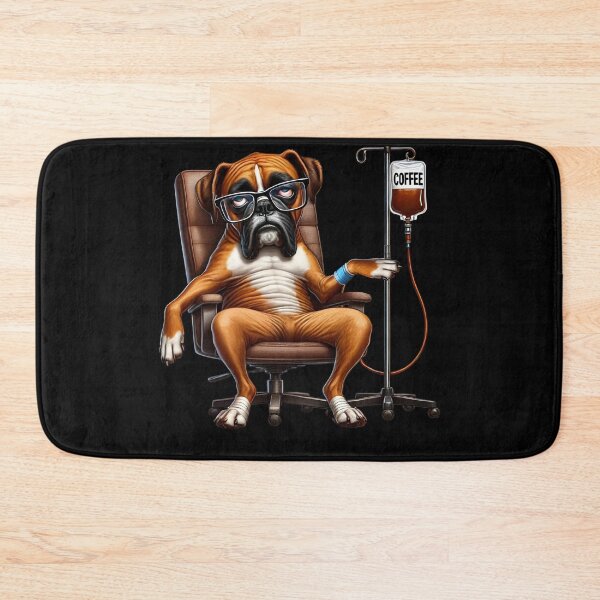 Item preview, Funny Boxer Dog Coffee Drink Dog Lover designed and sold by Kimberley King Art  King Art.