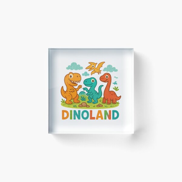 Item preview, Dinoland Cute Cartoon T-Rex Dinosaur designed and sold by THIENVT.