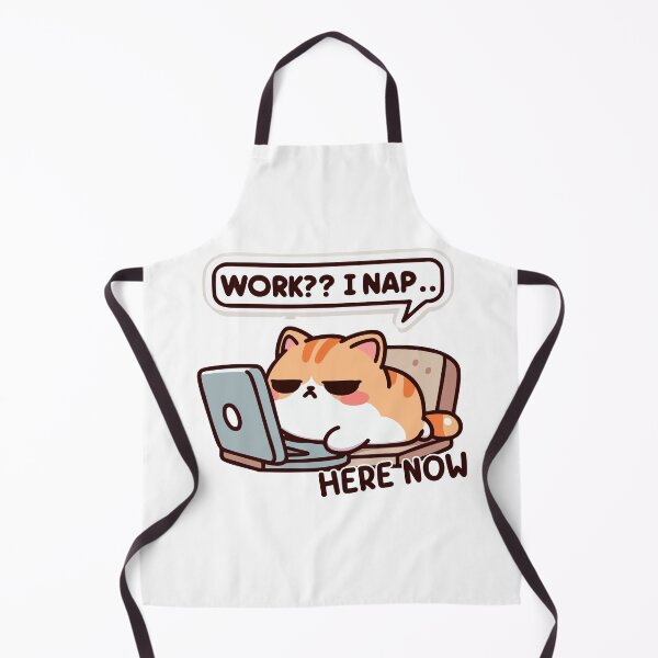 Item preview, Lazy Grumpy Cat Blocking Laptop in Cartoon Style designed and sold by Tong4130.